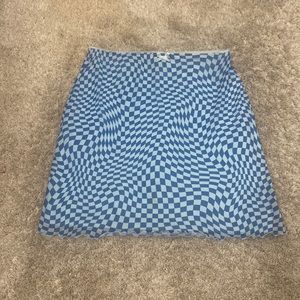 wild fable mesh overlay mini skirt size small